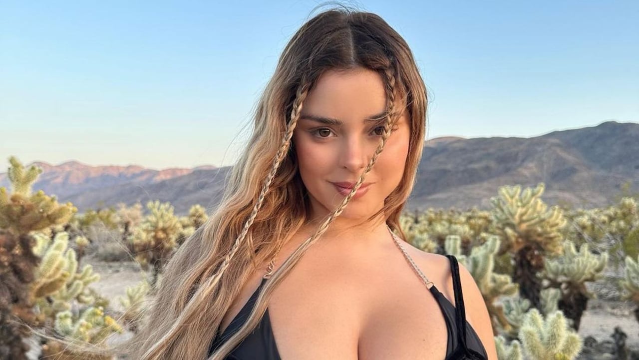 Demi Rose hechiza a sus seguidores con un sensual bikini de plumas y sus 'lolas'