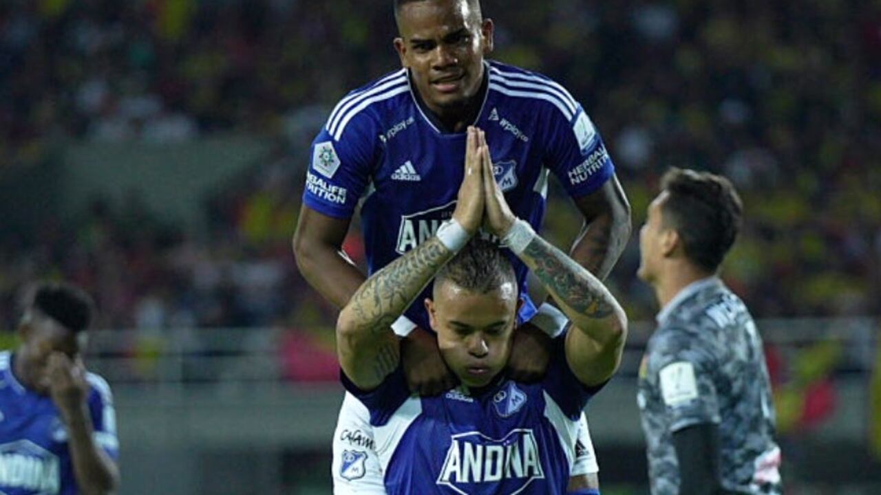 Castro debutó oficialmente con dos goles para Millonarios