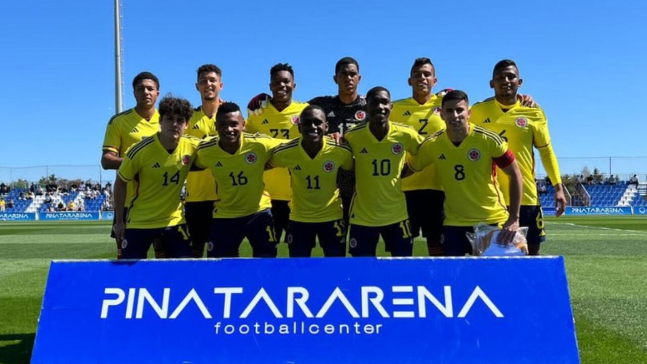Selección Colombia Sub 20 en su preparación de cara al Mundial de Indonesia.
