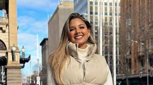 La periodista y comentarista deportiva, Melissa Martínez.