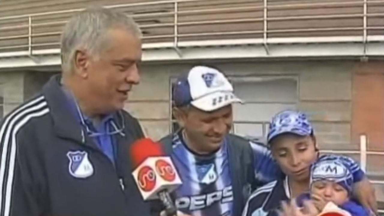 Millos David, el hincha más famoso de Millonarios y uno de los más reconocidos en el fútbol colombiano