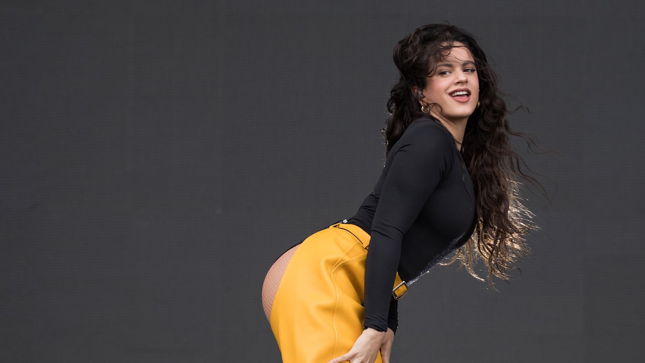 Rosalía en un show