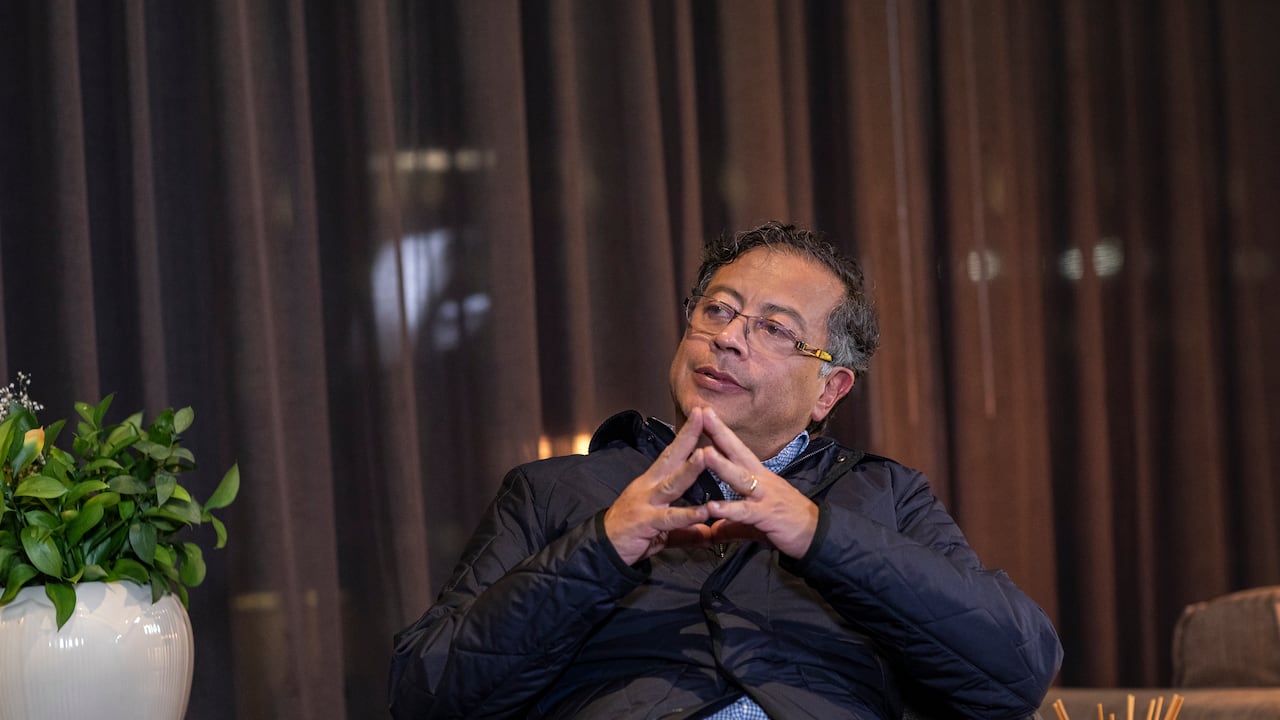 Gustavo Petro en entrevista