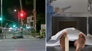 Accidente en moto en Bogotá