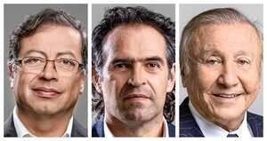 Gustavo Petro, Federico Gutiérrez y Rodolfo Hernández