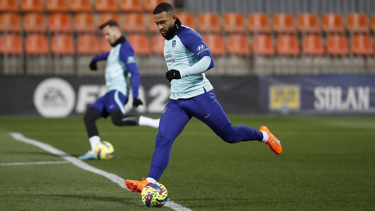 Memphis Depay, nuevo jugador del Atlético de Madrid.
