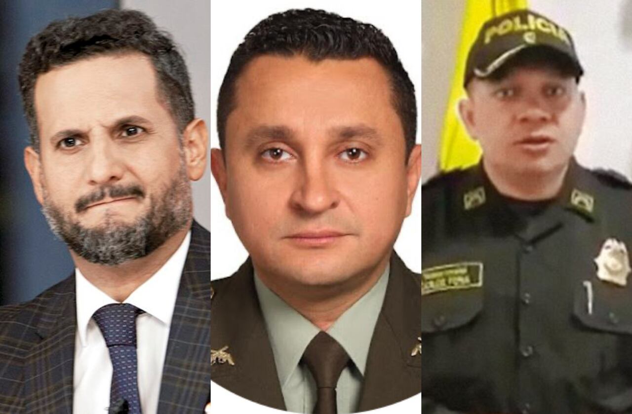 El abogado Miguel Ángel del Río, el teniente coronel Óscar Dávila y el coronel Carlos Feria.