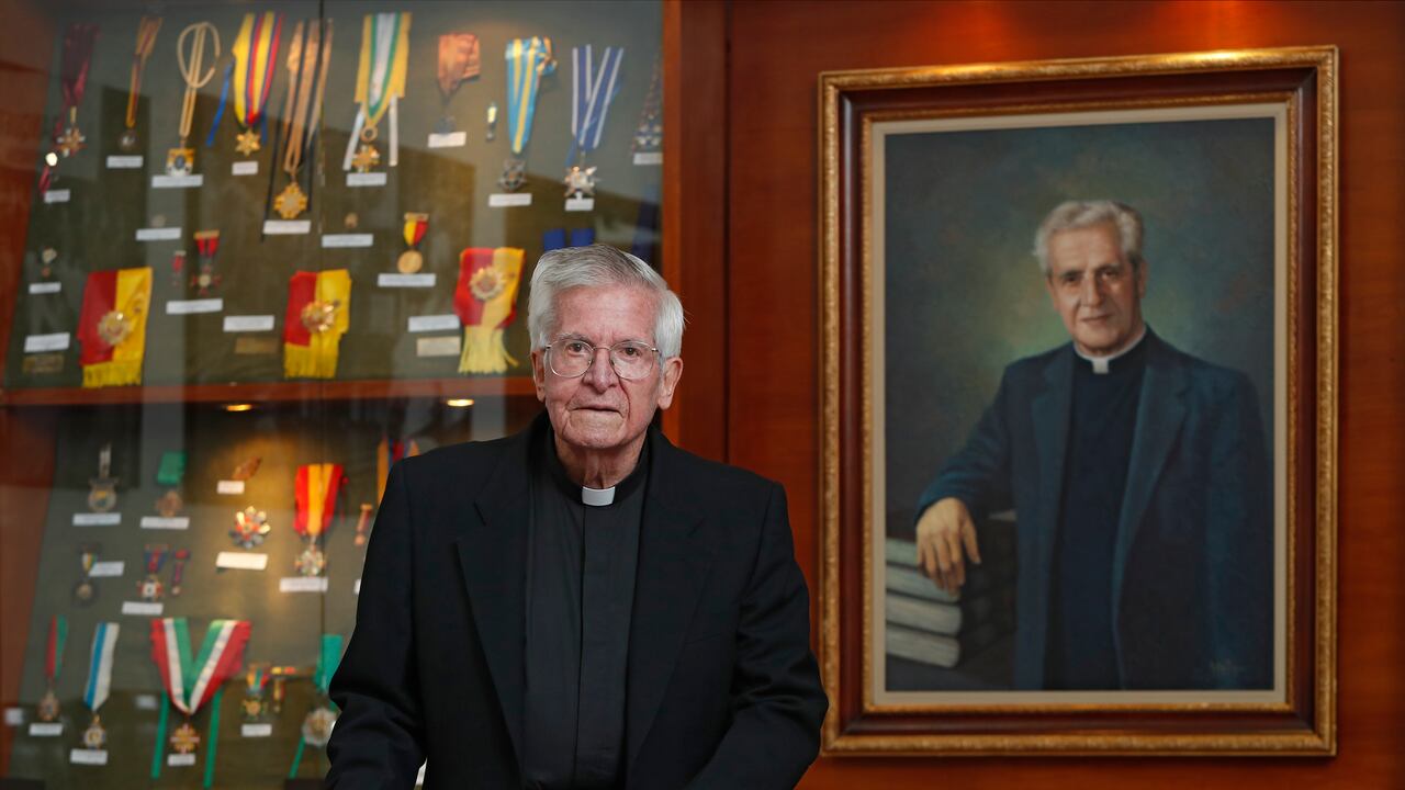 Padre Diego Jaramillo cumplió 90 años minuto de Dios