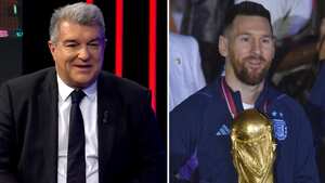 Laporta reconoce que Messi es el mejor jugador de la historia