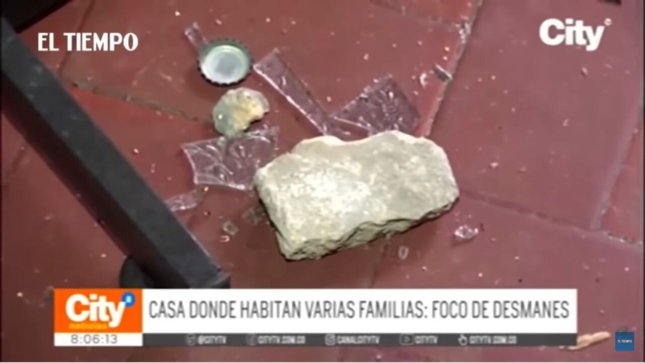 Barristas de Millonarios destrozaron casa en Bogotá: un saco verde comenzó el problemón