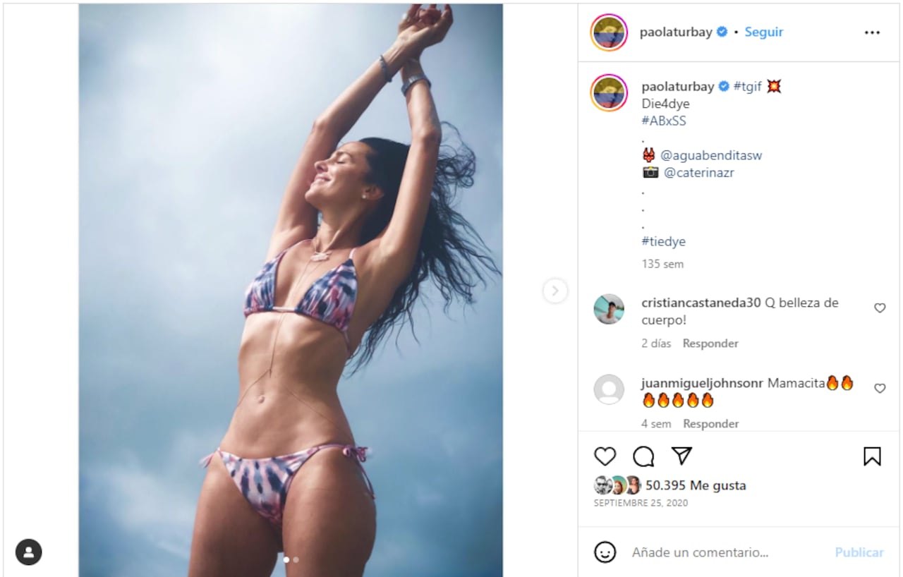 Foto: Instagram @paolaturbay