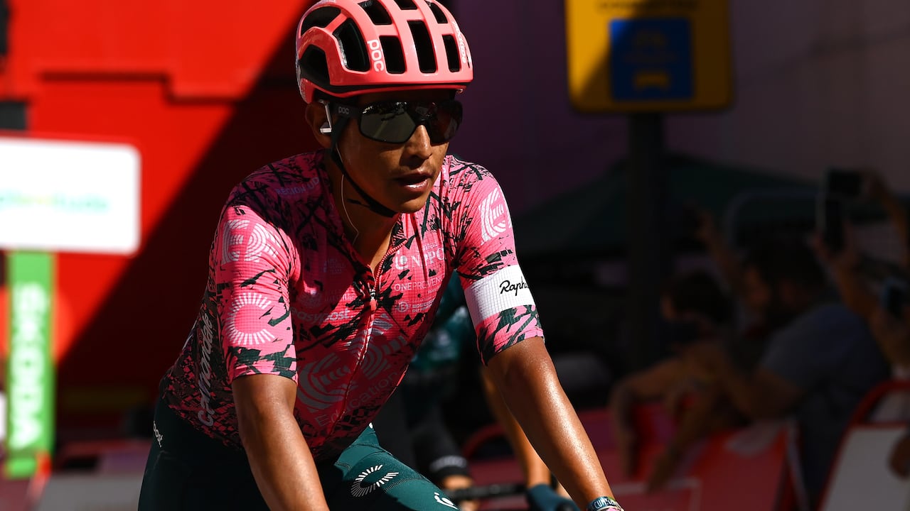 Esteban Chaves, ciclista del EF Education - Easypost, en la Vuelta a España 2022