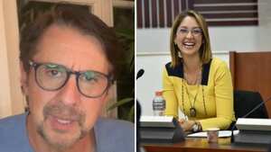 Victor Mallarino y Jennifer Arias