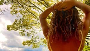 Mabel Moreno en bikini