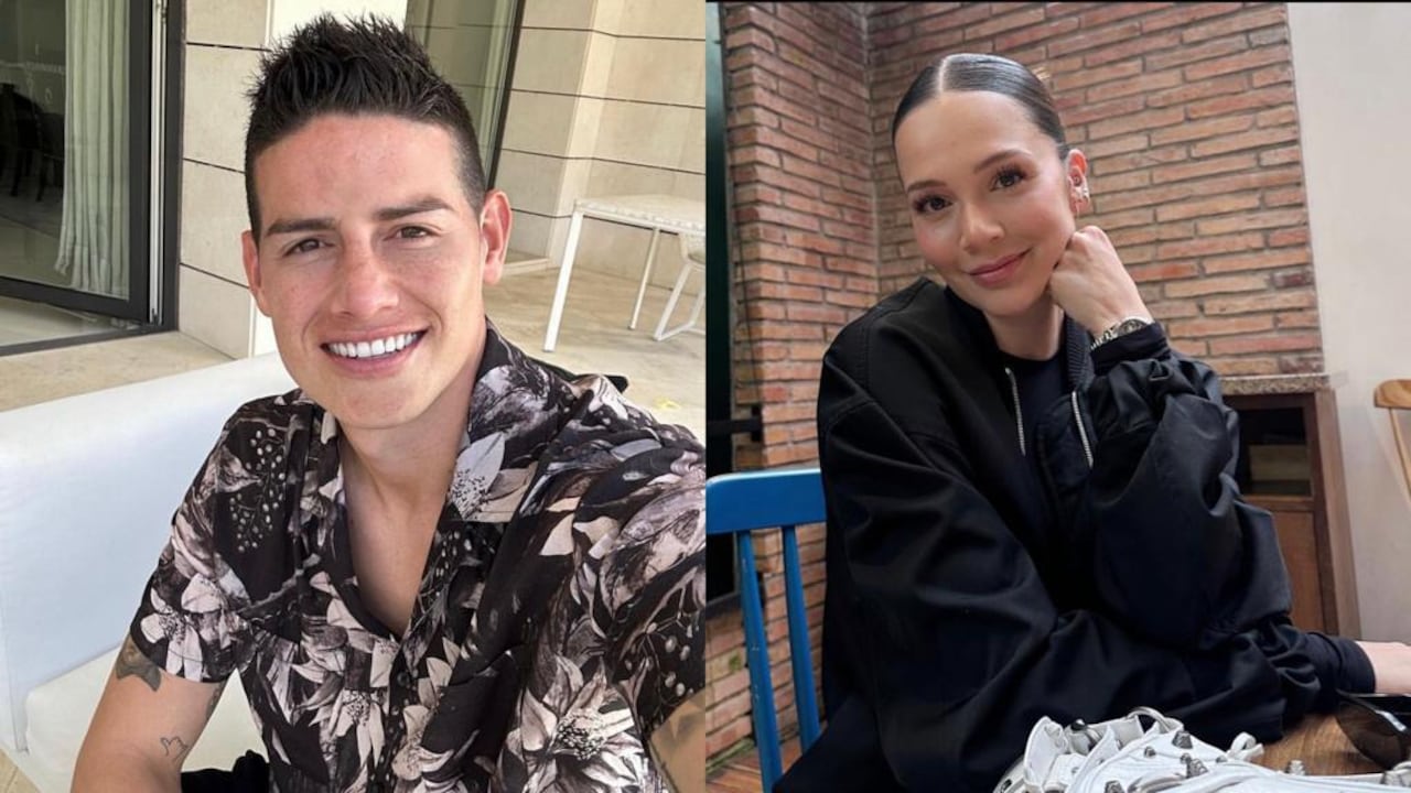 James Rodríguez y Lina Tejeiro