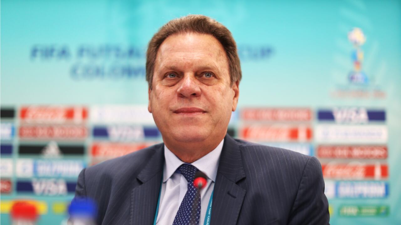 CALI, COLOMBIA - SEPTEMBER 09: Ramon Jesurun attends a press conference ahead of the FIFA 216 Futsal World Cup at the Coliseo el Pueblo on September 9, 2016 in Cali, Colombia. (Photo by Getty Images/Ian MacNicol - FIFA/FIFA )