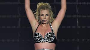 LONDON, ENGLAND - AUGUST 24:  Britney Spears on stage during the "Piece Of Me" Summer Tour at the O2 Arena on August 24, 2018 in London, England.  (Photo by Gareth Cattermole/BCU18/Getty Images for BCU)