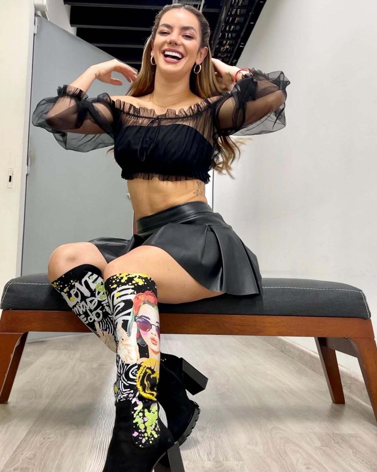 Garrido no se queda callada frente a las críticas a su apariencia. Foto: Instagram @elianisgarrido.