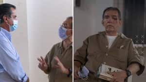 Garavito y Rafael Poveda en entrevista