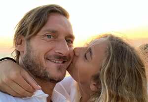 Francesco Totti y su expereja Ilary Blasi