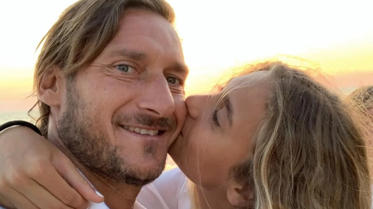Francesco Totti y su expereja Ilary Blasi