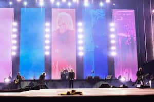 Def Leppard en el Parque Simón Bolívar de Bogotá, el 25 de febrero de 2023.