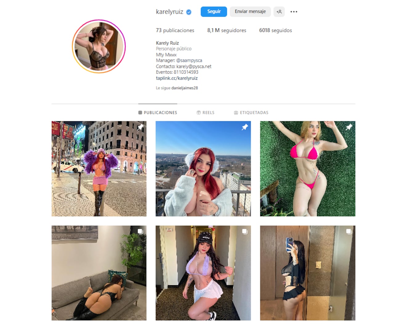 Foto: Instagram @karelyruiz