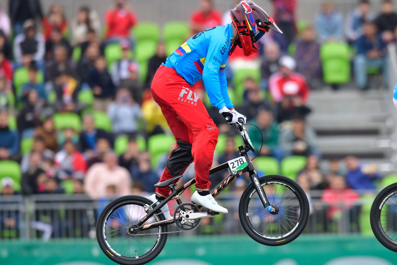 Carlos Ramírez, bicicrocista del Equipo Colombia durante los Panamericanos de Lima 209