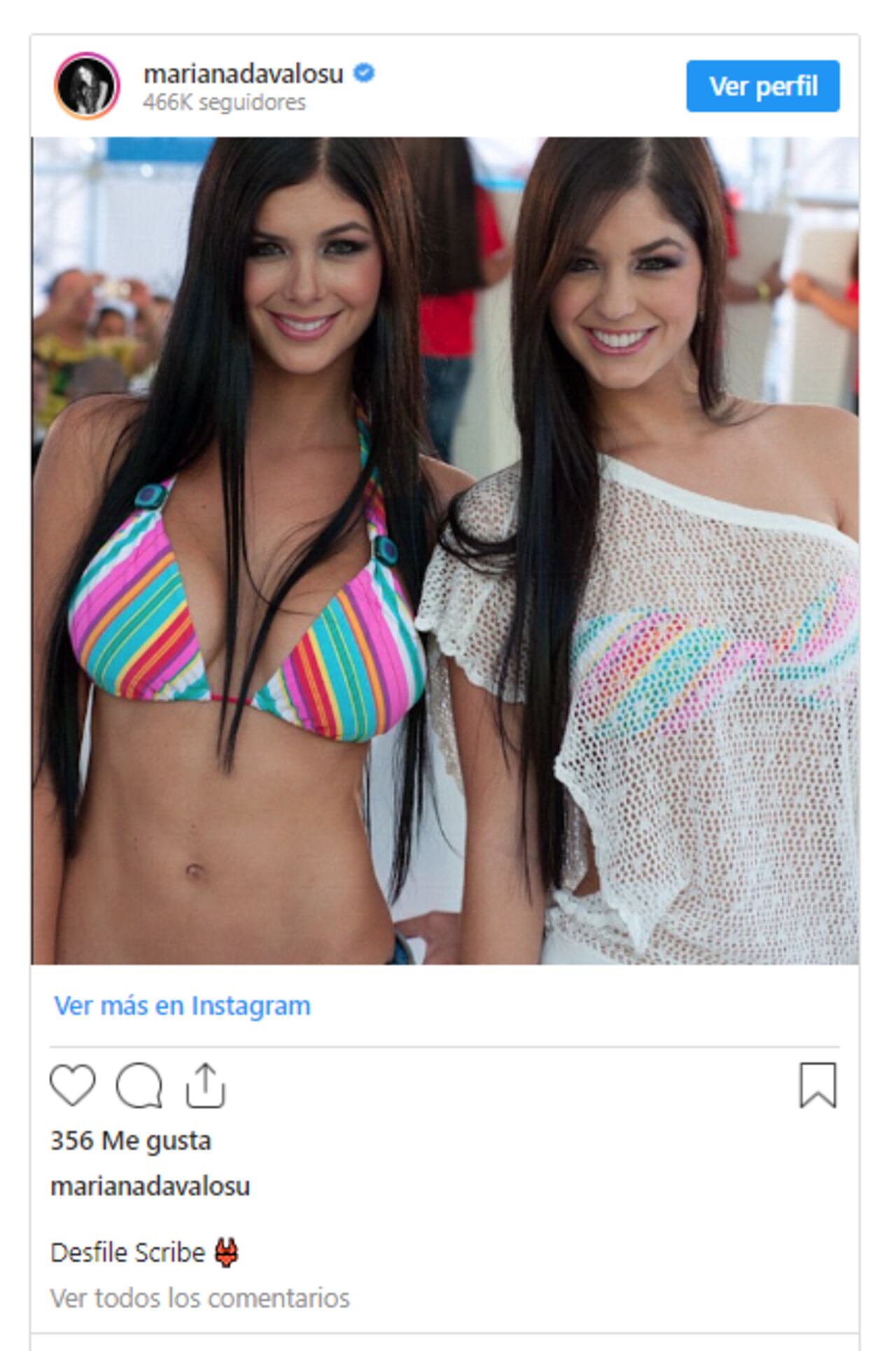 Foto: Instagram @marianadavalosu