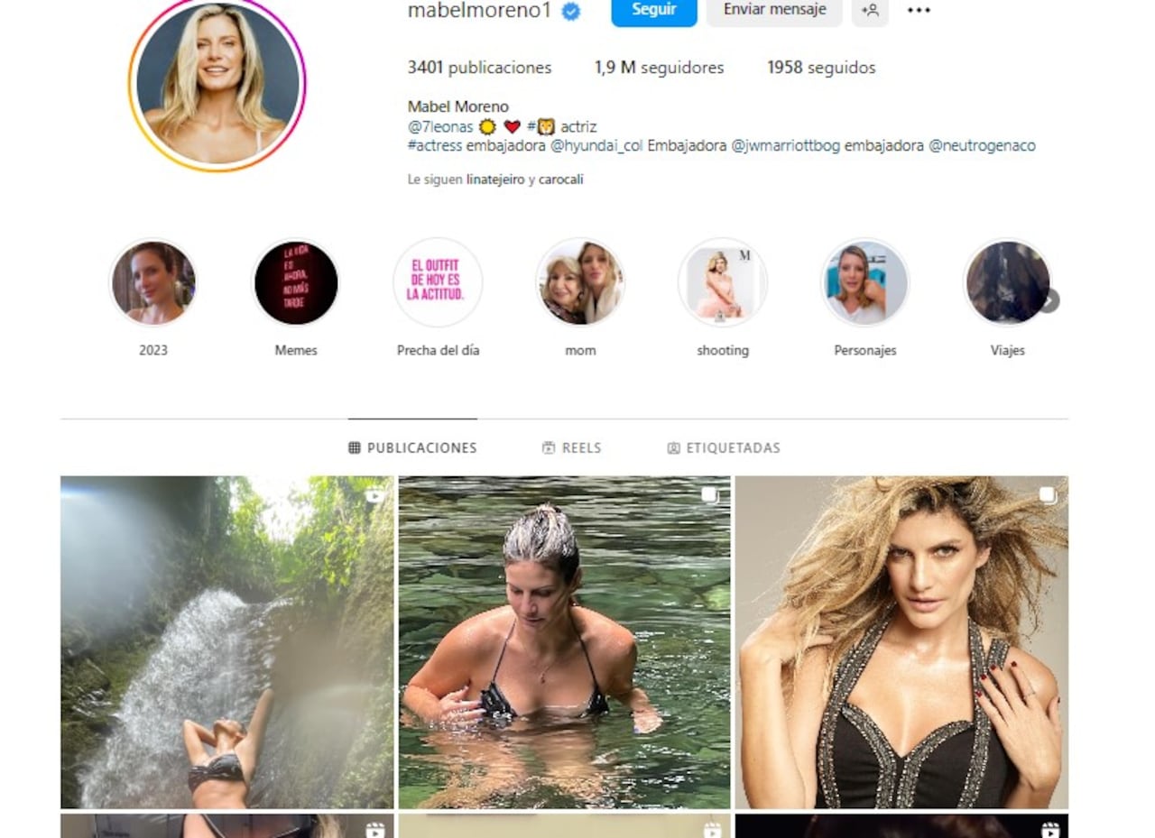 Foto: Instagram @mabelmoreno1