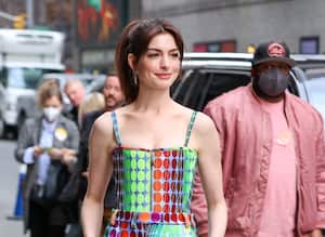 Anne Hathaway en Nueva York.