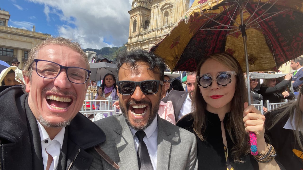 Fabio Rubiano, Julián Román y Marcela Valencia