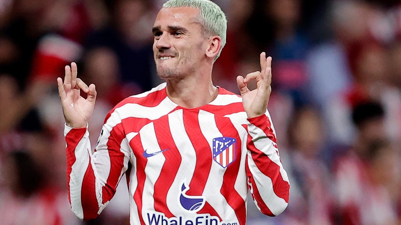 Antoine Griezmann, jugador del Atlético de Madrid en el partido de la Champions League 2023 contra el Porto.