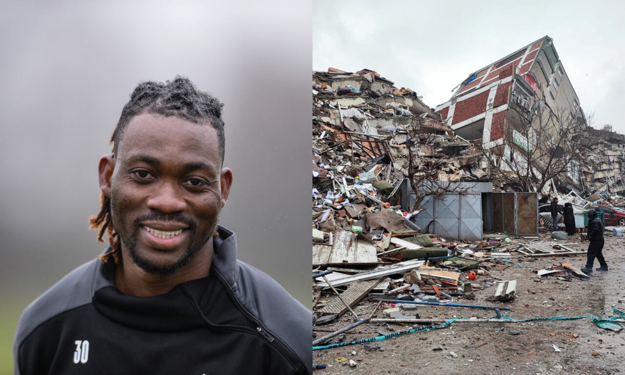 Christian Atsu, terremoto Turquía. Foto: Getty Images/Serena Taylor/Newcastle United//Ihlas News Agency (IHA) via REUTERS