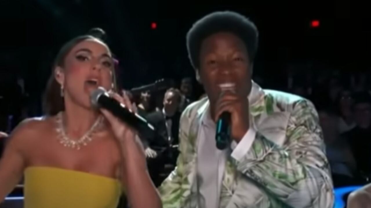 Carolina y Mauro en los Oscar