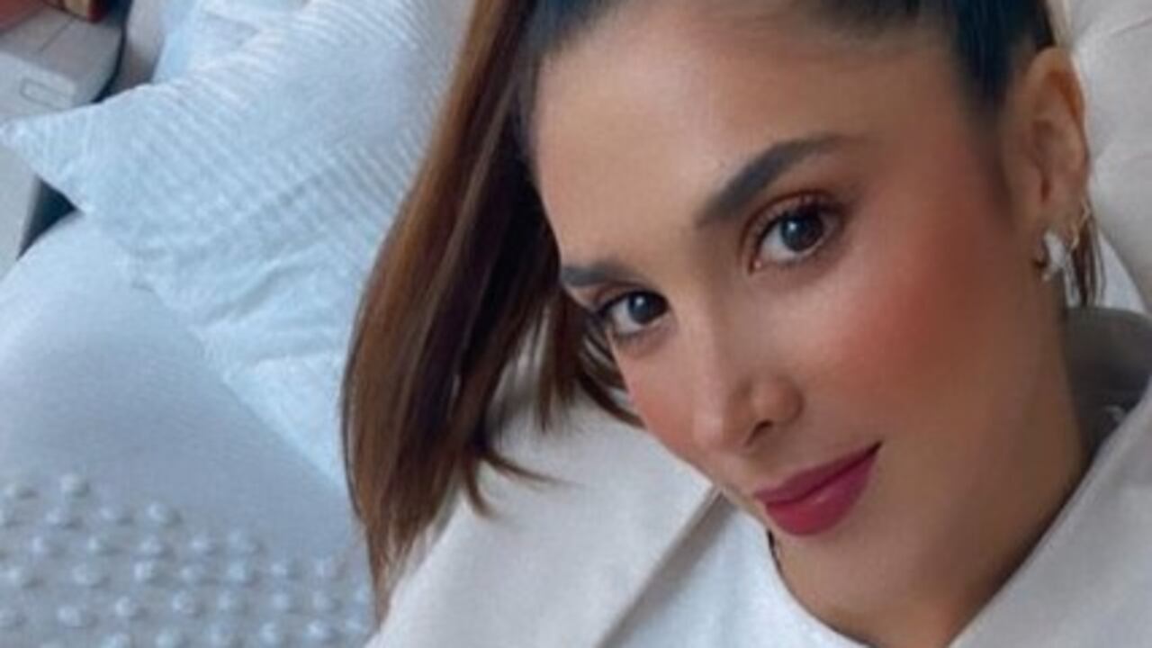 Daniela Ospina y su pequeño bikini