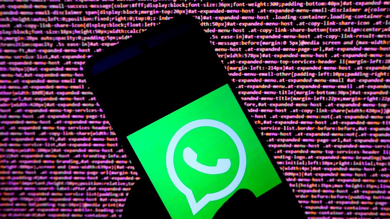 WhatsApp In this photo illustration a Whatsapp logo seen displayed on an android smartphone. (Photo Illustration by Avishek Das/SOPA Images/LightRocket via Getty Images)