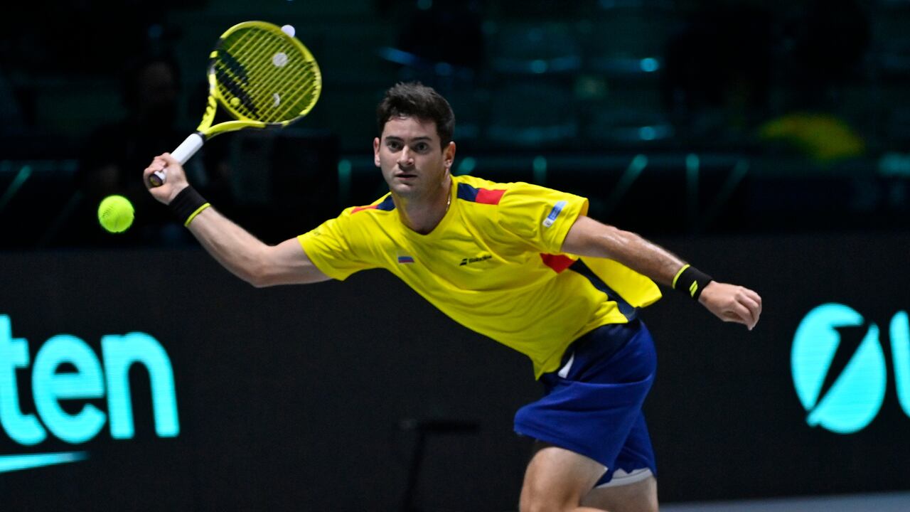 Nicolás Mejía, jugador que hace parte del equipo de Colombia de Copa Davis