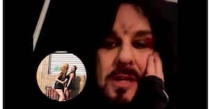 El bajista de Motley Crue retrató una mirada de Bogotá bajó su lente