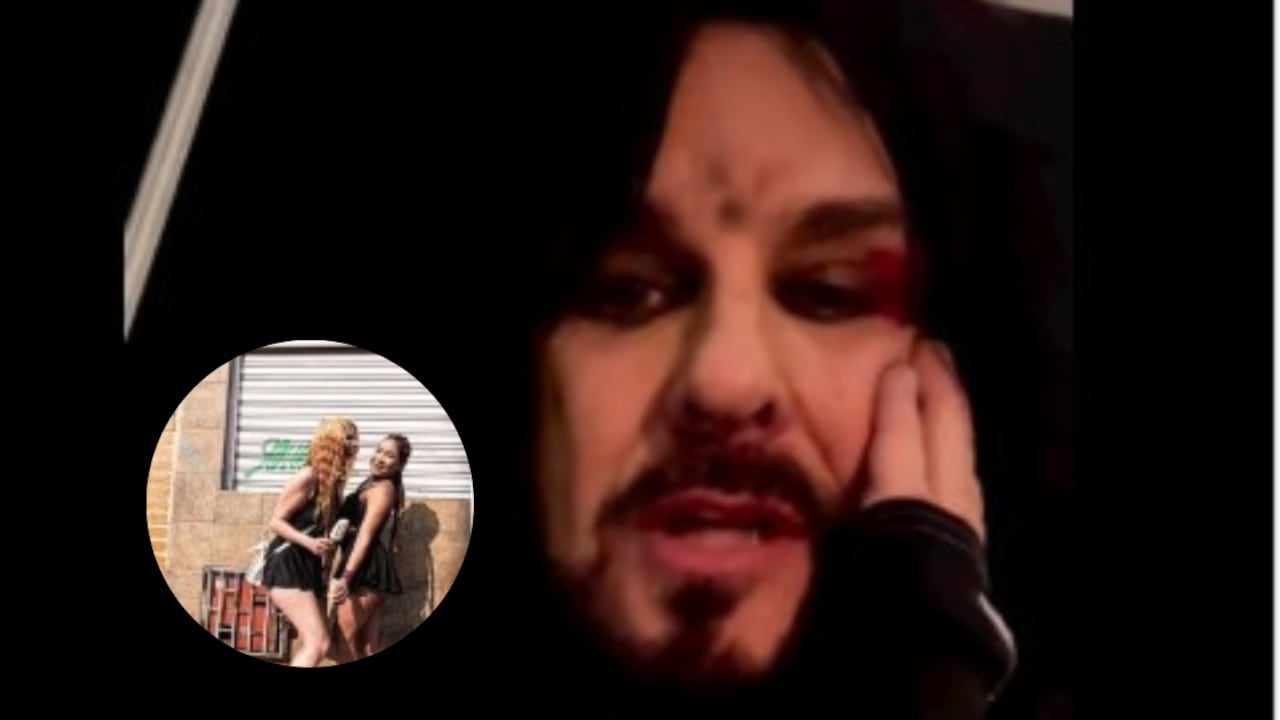 El bajista de Motley Crue retrató una mirada de Bogotá bajó su lente