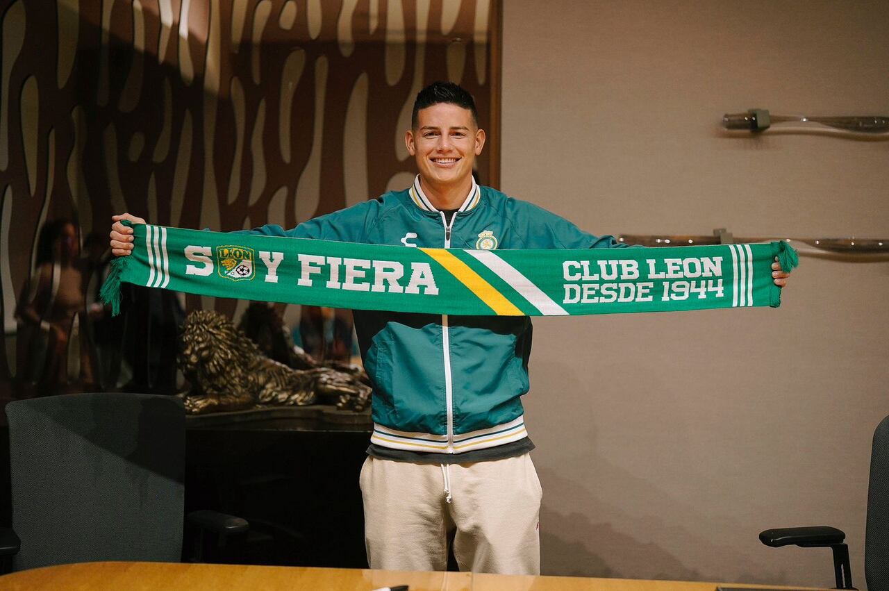 James Rodríguez fue oficializado como nuevo jugador del Club León de México y disputará el Mundial de Clubes 2025.