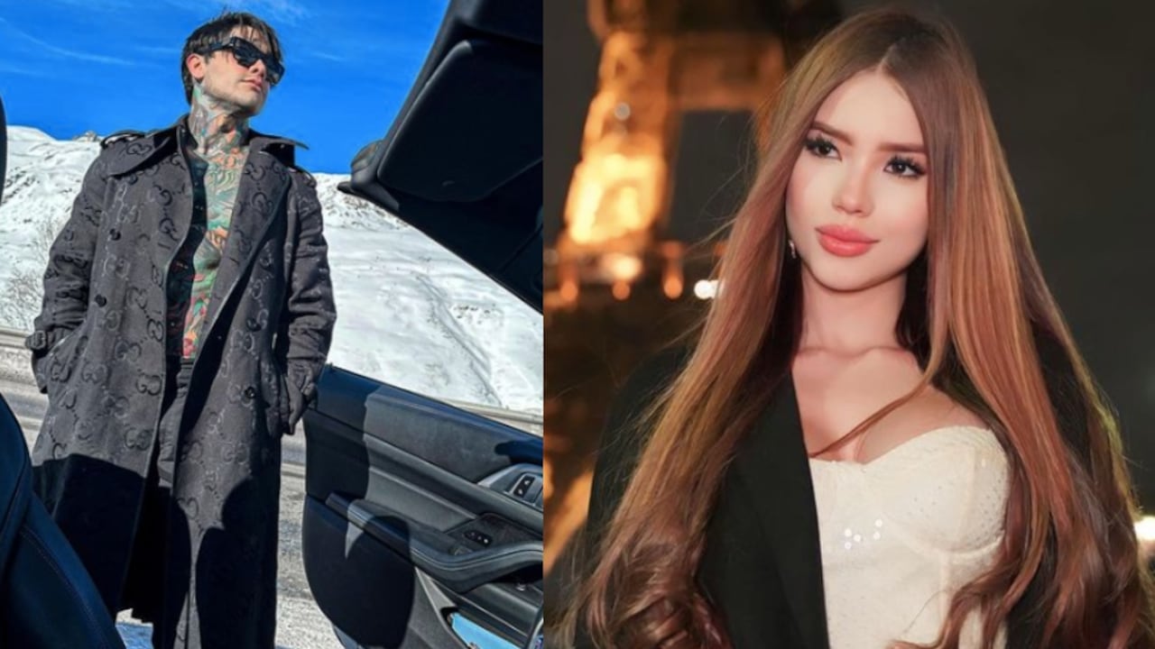 Yéferson Cossio y su novia Carolina Gómez.