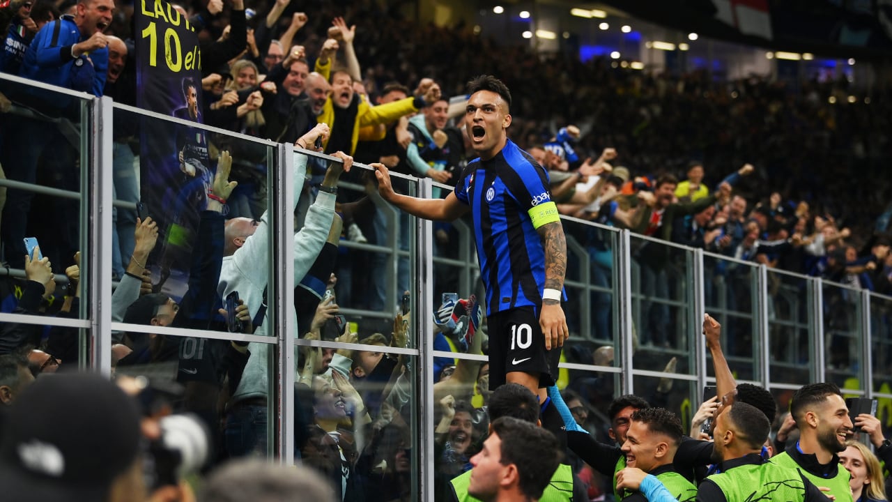 Lautaro Martínez, figura y goleador que ayudó al Inter para llegar a la final.