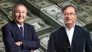 Rodolfo Hernandez, Gustavo Petro y Dolares