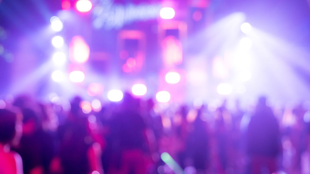 Blurred background of Entertainment Concert