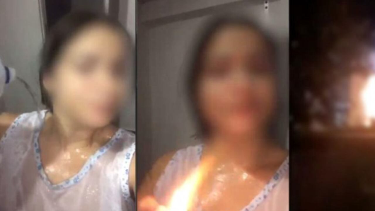 Mujer se prendió fuego en su cuerpo porque su esposo “no le perdonó una infidelidad”