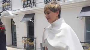 Verónica Alcocer y su atuendo para la posesión.