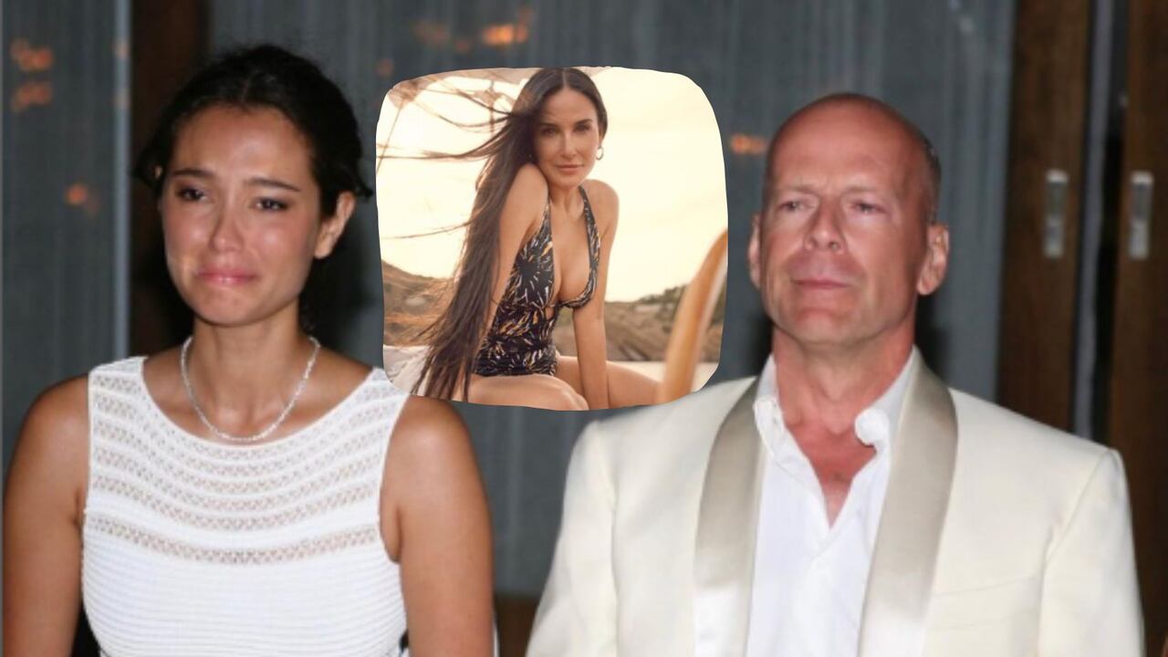 Emma, Demi y Bruce
