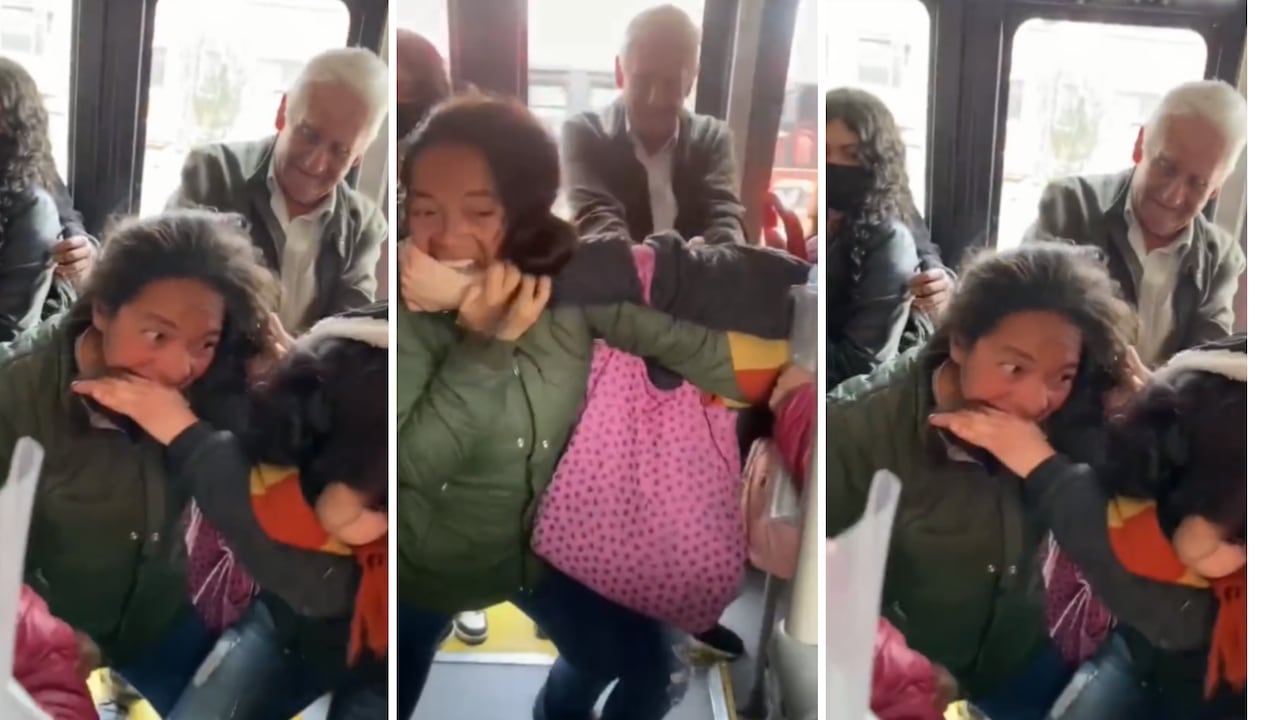 Dos mujeres terminaron mechoneadas y hasta se mordieron por una silla en Transmilenio