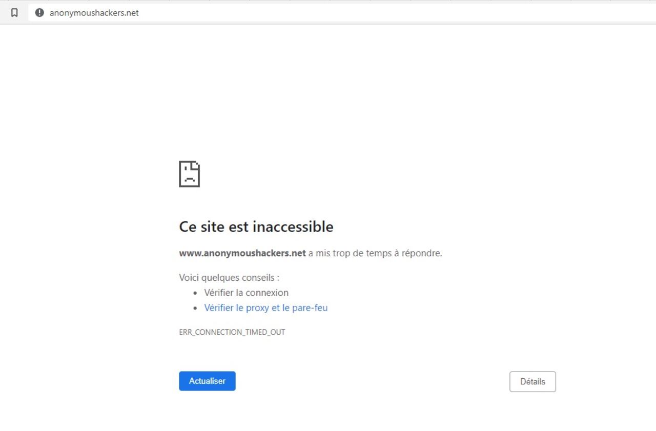 Rusos tumban página oficial de Anonymous
